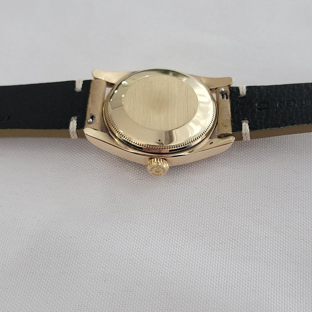 Rolex Oyster Perpetual Ref 6094 Oro macizo 14k Hombre 1950 Automático RA657 en venta 6