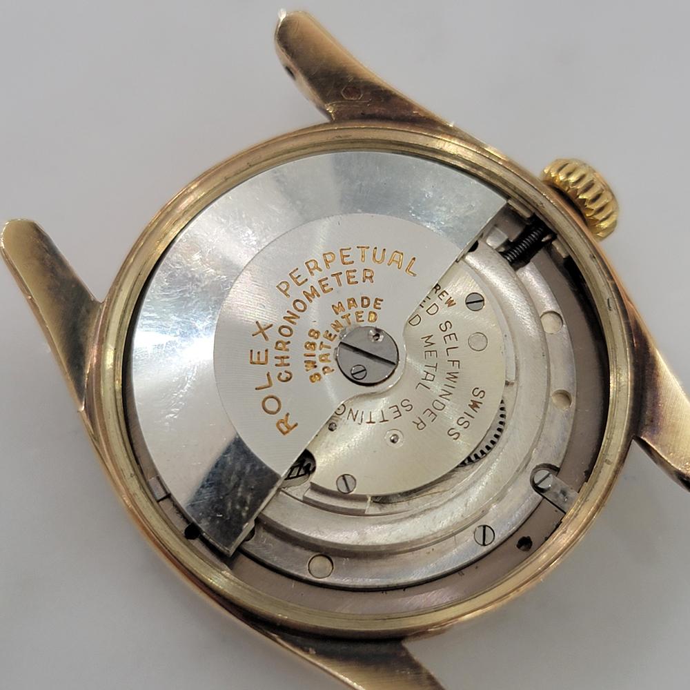 Rolex Oyster Perpetual Ref 6094 Oro macizo 14k Hombre 1950 Automático RA657 en venta 7