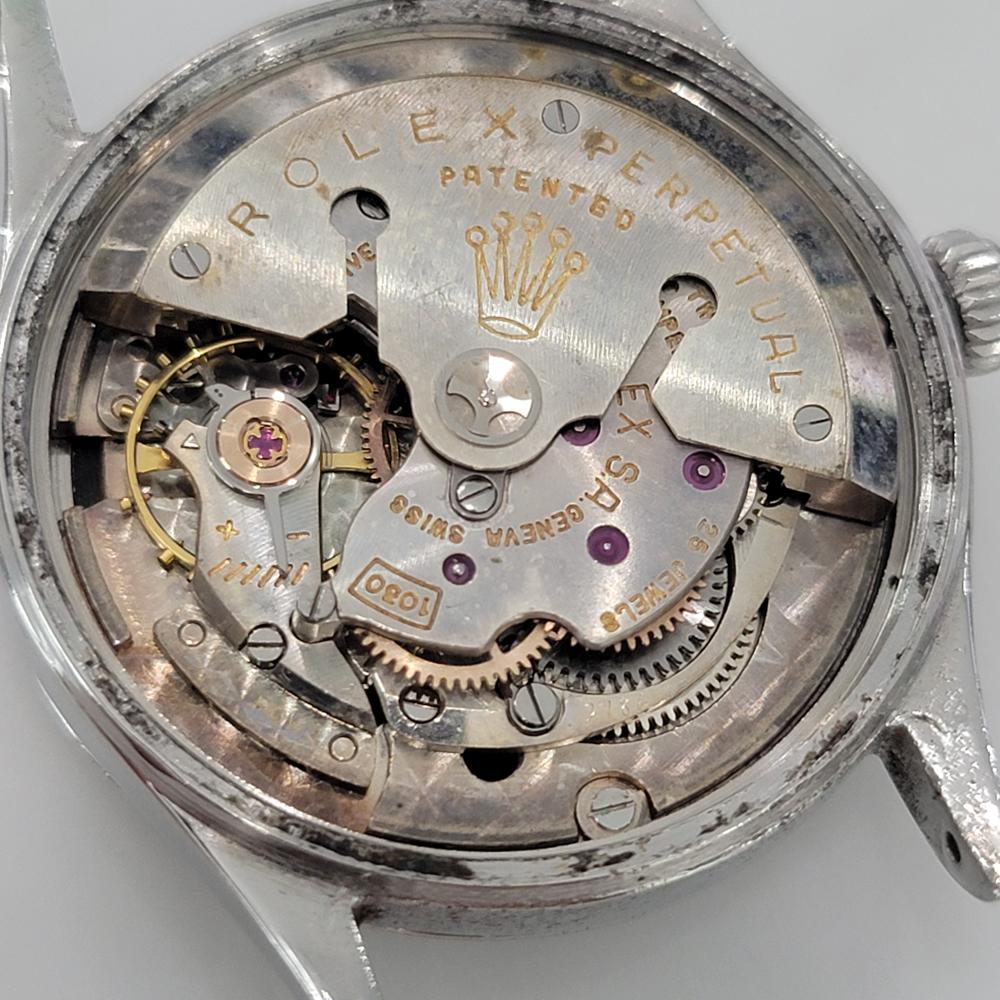 Rolex Oyster Perpetual Ref 6532 Mens 1950s 34mm Vintage Automatic RA662 en vente 7