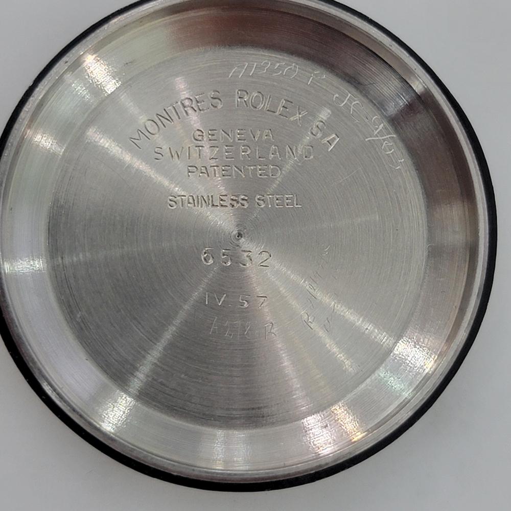 Rolex Oyster Perpetual Ref 6532 Mens 1950s 34mm Vintage Automatic RA662 en vente 8