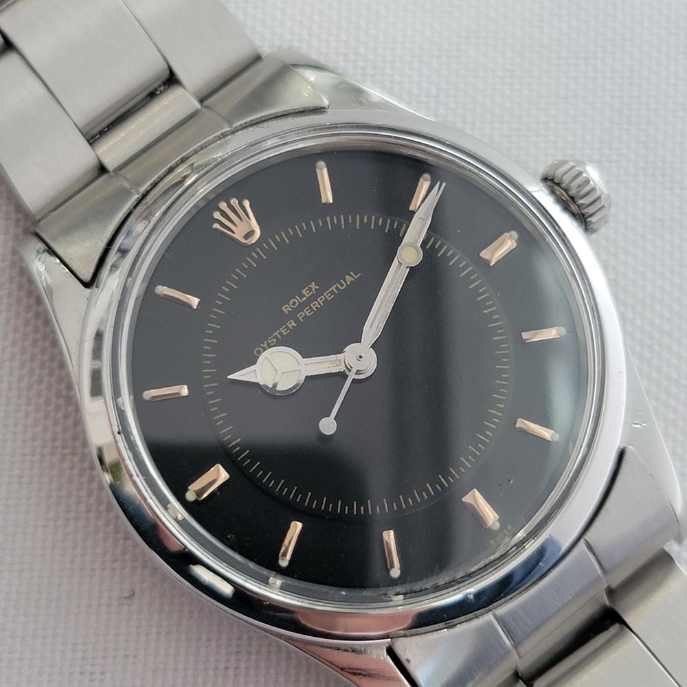 Rolex Oyster Perpetual Ref 6532 Hombre 1950s 34mm Vintage Automático RA662 en Excelente estado para la venta en Beverly Hills, CA