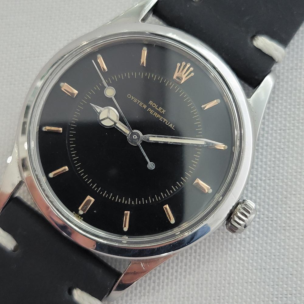 Rolex Oyster Perpetual Ref 6532 Mens 1950s 34mm Vintage Automatic RA662 Pour hommes en vente