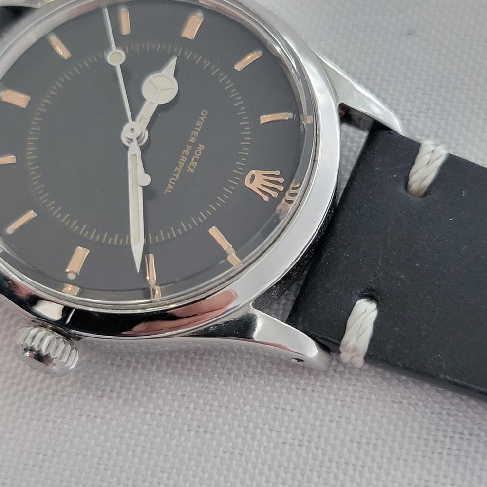 Rolex Oyster Perpetual Ref 6532 Mens 1950s 34mm Vintage Automatic RA662 en vente 2
