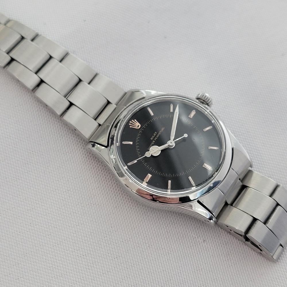 Rolex Oyster Perpetual Ref 6532 Hombre 1950s 34mm Vintage Automático RA662 en venta 3