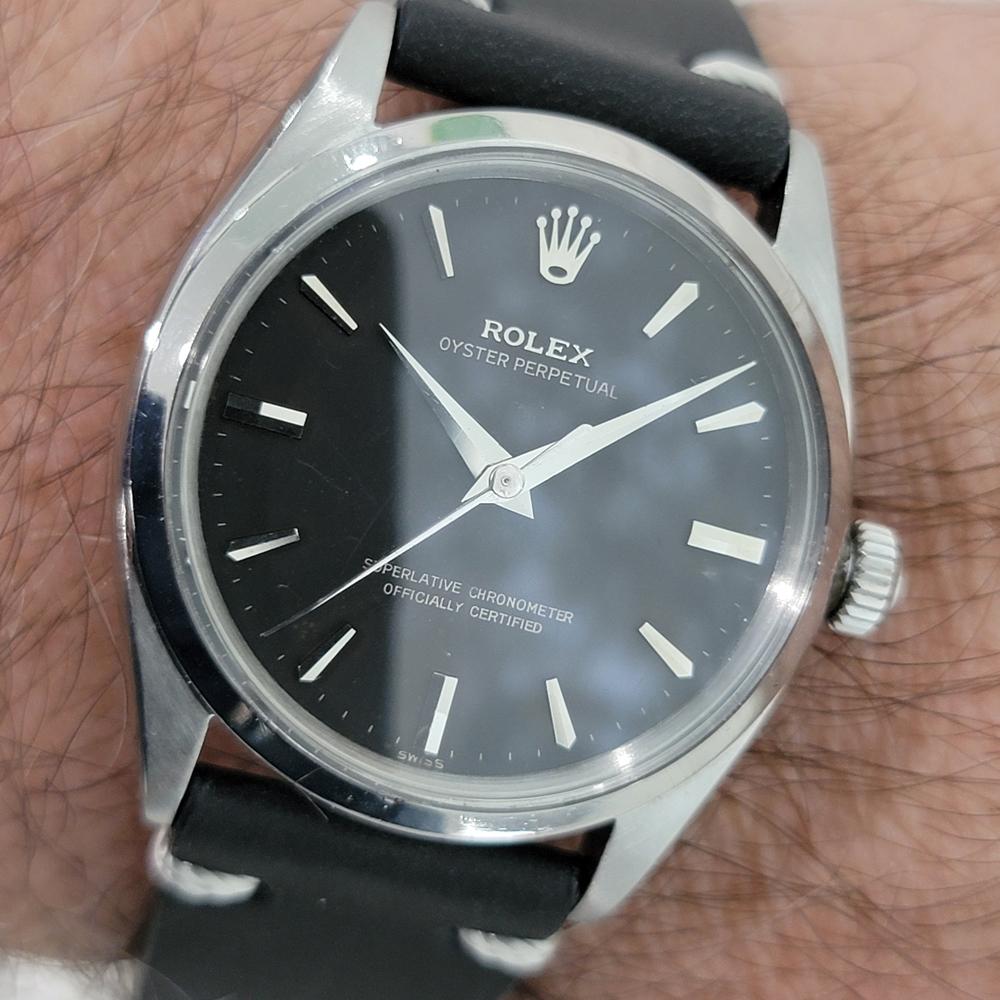 Rolex Oyster Perpetual Ref 6564 34mm Mens Automatic 1950s Rare Vintage RA532B en venta 8