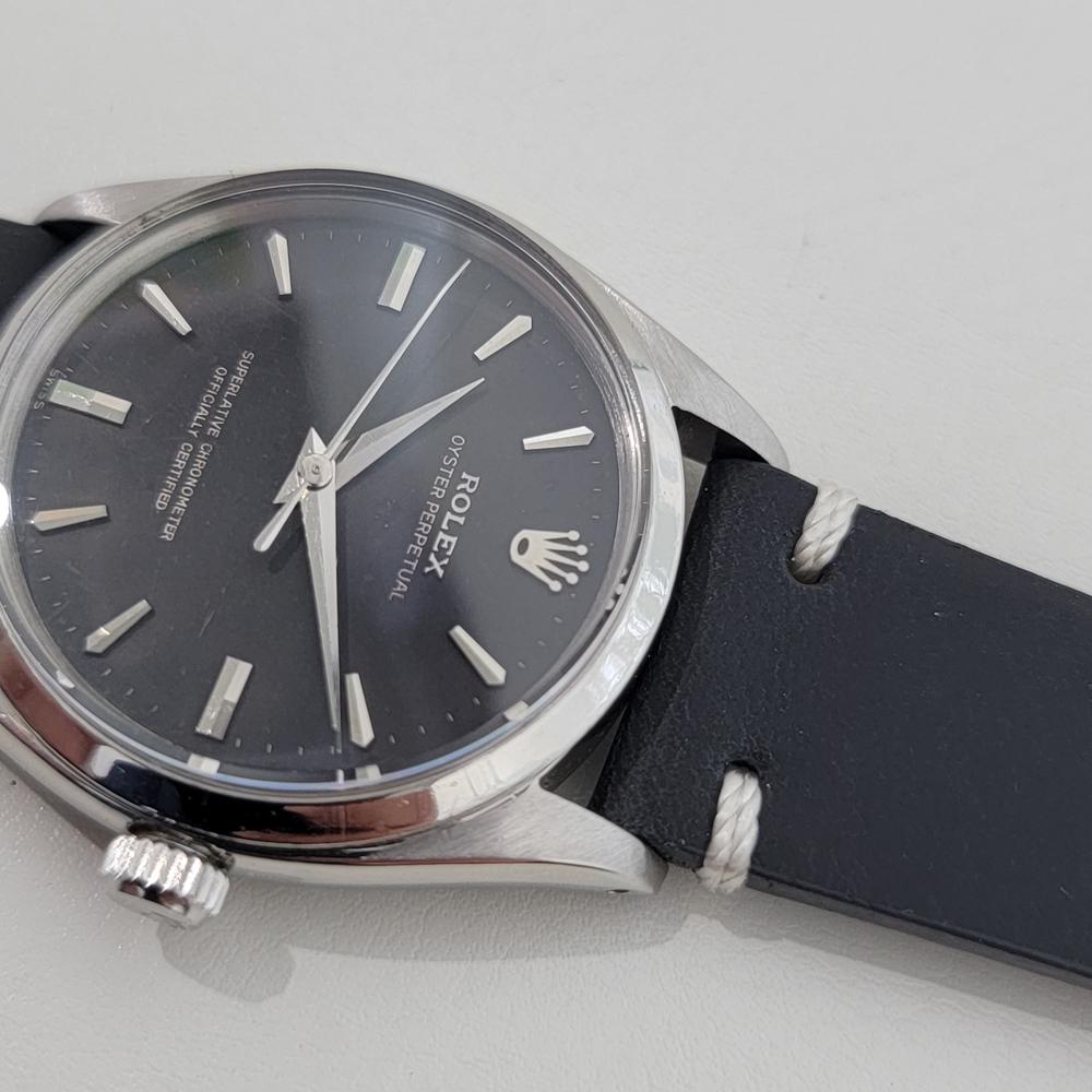 Rolex Oyster Perpetual Ref 6564 34mm Mens Automatic 1950s Rare Vintage RA532B en venta 2
