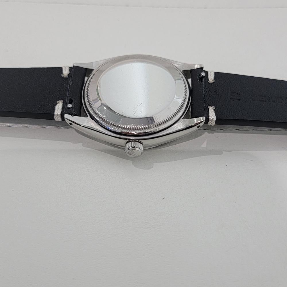 Rolex Oyster Perpetual Ref 6564 34mm Mens Automatic 1950s Rare Vintage RA532B en venta 5
