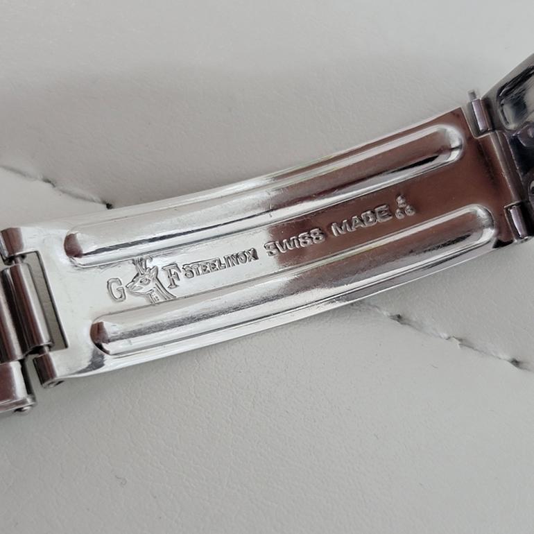Rolex Oyster Perpetual Ref 6564 34mm Hombre Automático Gay Freres 1950s RA532 en venta 7