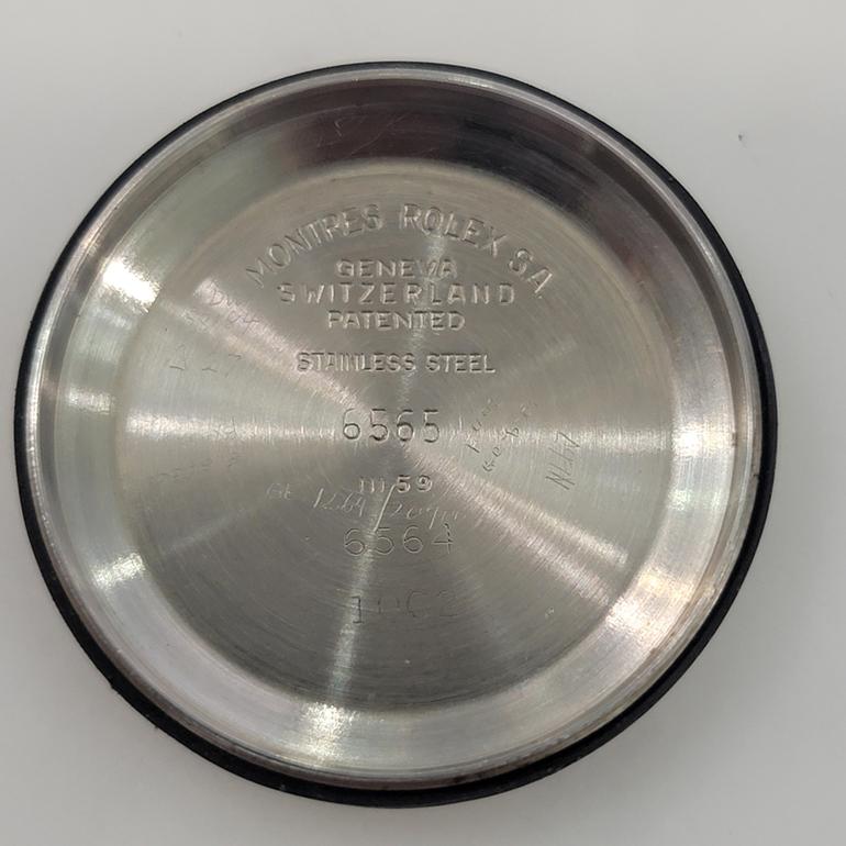 Rolex Oyster Perpetual Ref 6564 34mm Hombre Automático Gay Freres 1950s RA532 en venta 9