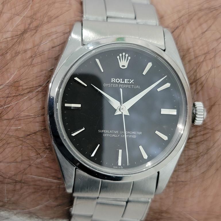 Rolex Oyster Perpetual Ref 6564 34mm Hombre Automático Gay Freres 1950s RA532 en venta 10