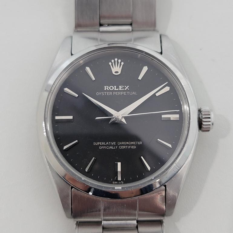 ¡Un clásico atemporal con el emblemático brazalete Gay Frères! Reloj de vestir automático Rolex Oyster Perpetual 6564 de caballero, c.1959, original con brazalete Gay Freres, en excelente estado de funcionamiento. Verificado auténtico por un maestro