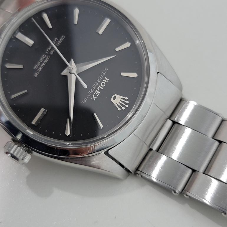 Rolex Oyster Perpetual Ref 6564 34mm Hombre Automático Gay Freres 1950s RA532 en venta 2
