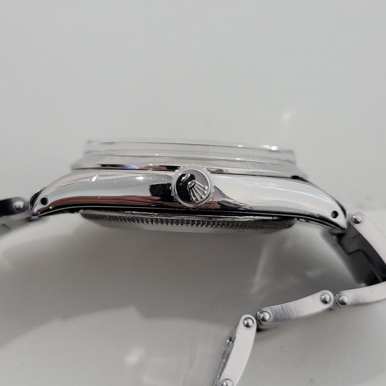 Rolex Oyster Perpetual Ref 6564 34mm Hombre Automático Gay Freres 1950s RA532 en venta 4