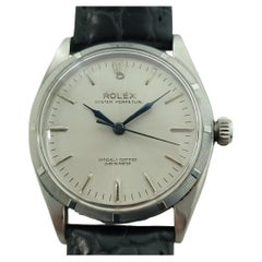 Rolex Oyster Perpetual Ref 6565 34mm Mens Automatic 1950s Swiss Vintage RA547