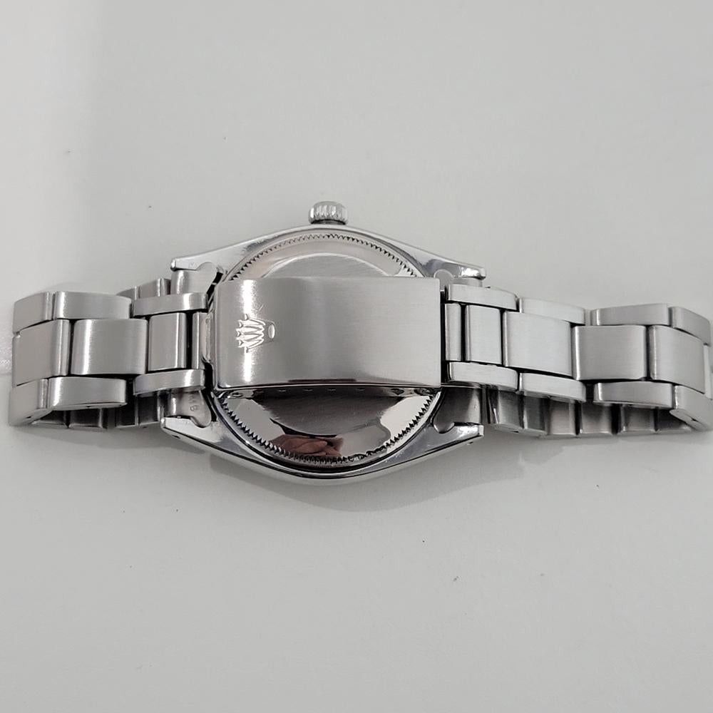 Rolex Oyster Perpetual Ref 6565 34mm Mens Automatic 1950s Swiss Vintage RA547S For Sale 7