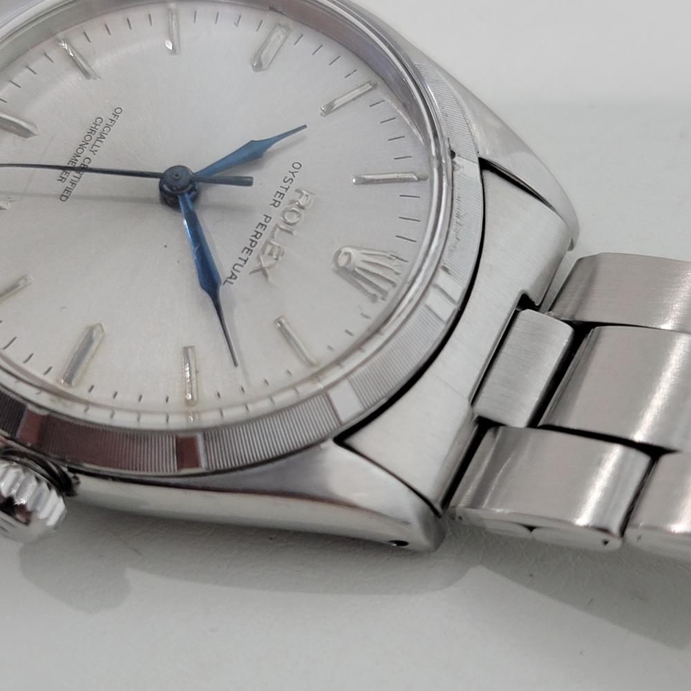 Rolex Oyster Perpetual Ref 6565 34mm Mens Automatic 1950s Swiss Vintage RA547S For Sale 1