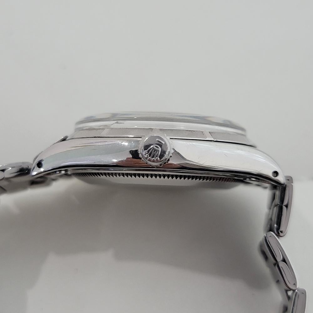 Rolex Oyster Perpetual Ref 6565 34mm Mens Automatic 1950s Swiss Vintage RA547S For Sale 4