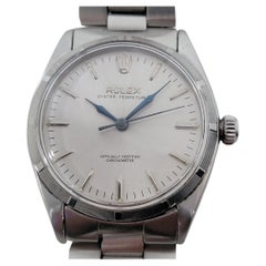 Rolex Oyster Perpetual Ref 6565 34mm Mens Automatic 1950s Swiss Vintage RA547S