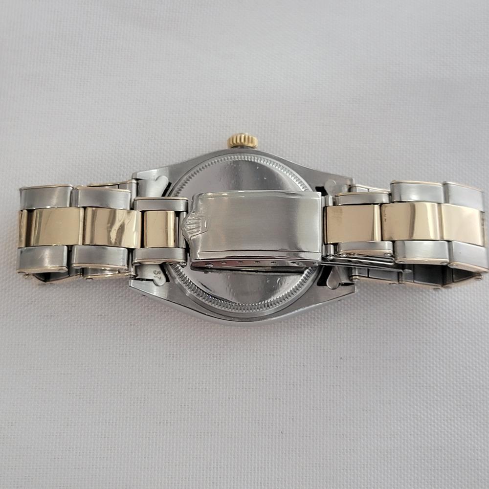 Rolex Oyster Perpetual Ref 6581 34mm Mens 14k SS 1960s Vintage Automatic RA665 For Sale 8