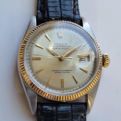 Rolex Oyster Perpetual Ref 6605 Datejust Mens 1950s 36mm Vintage Automatic RA764