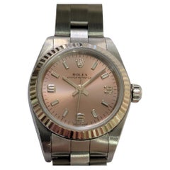 Rolex Oyster perpetual Ref 76094 18k SS Ladies 26mm Automatic circa 2000s RA733