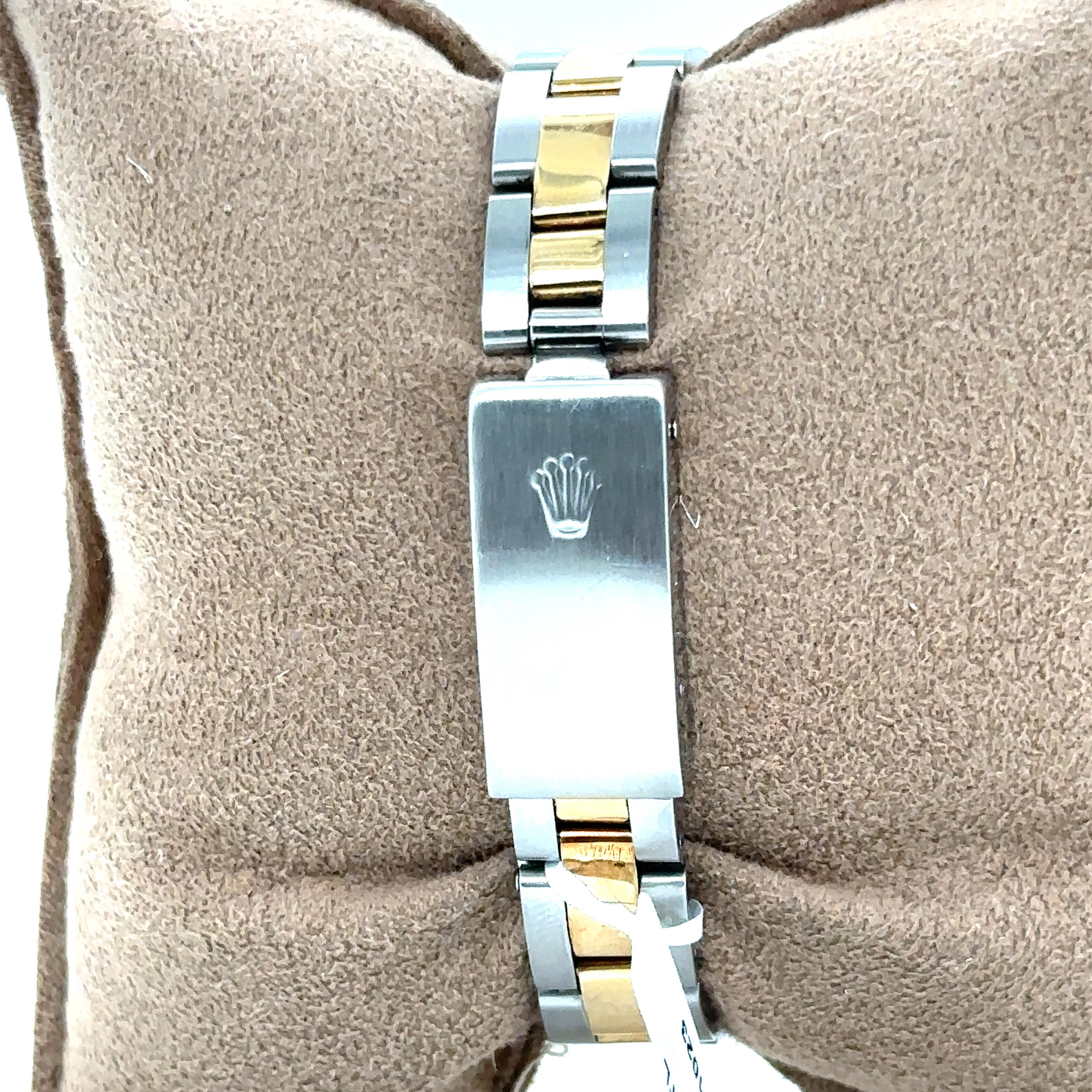 Rolex Oyster Perpetual Ref#69173 Woman's Watch 18K Gold & Steel Bracelet 1