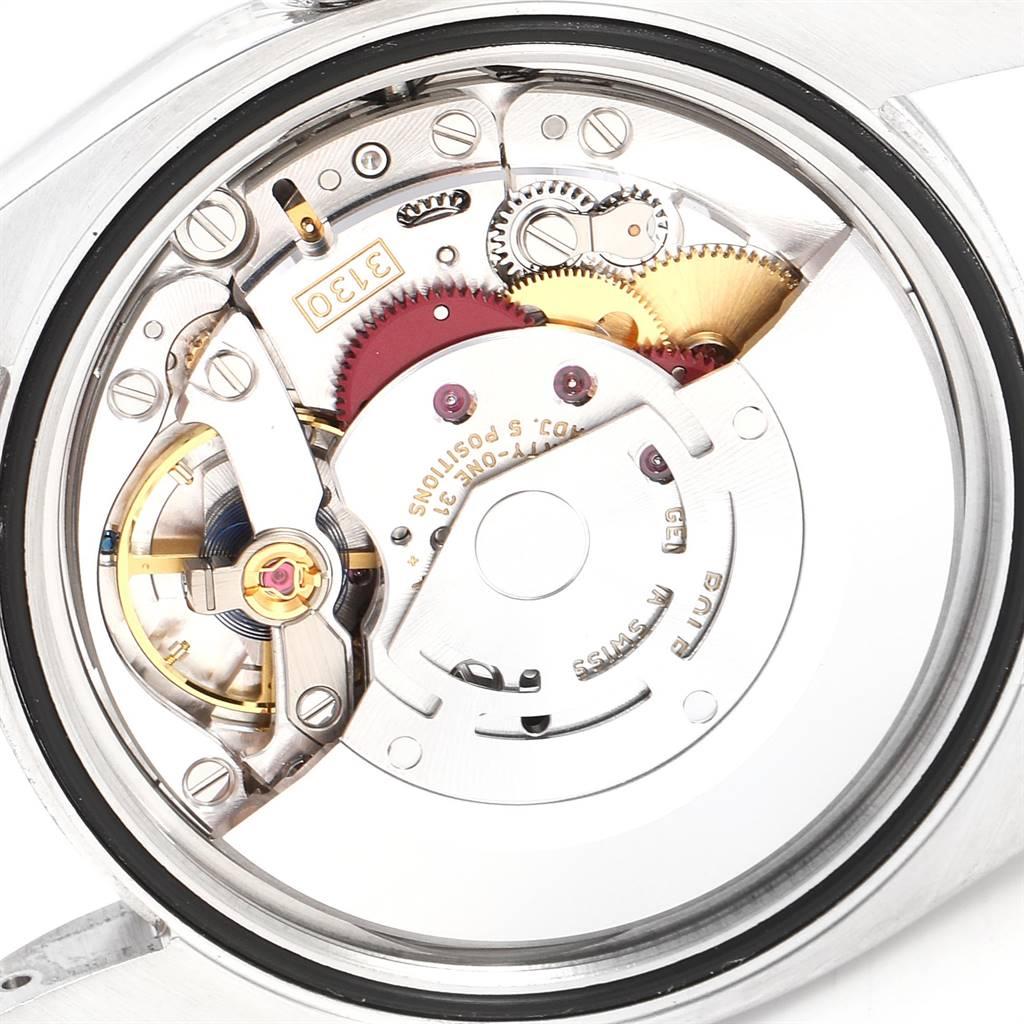 Rolex Oyster Perpetual Rhodium Dial Steel Men's Watch 116000 Box 5