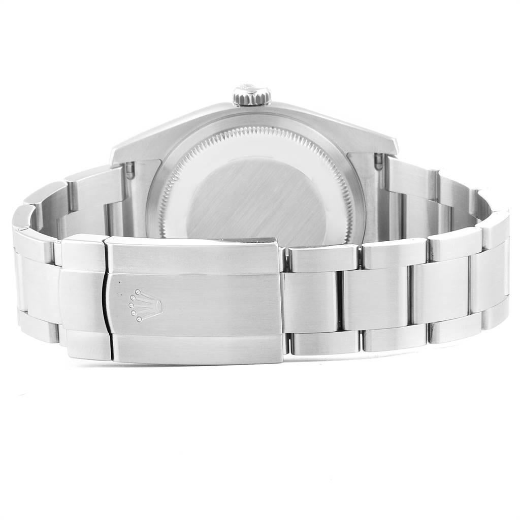 Rolex Oyster Perpetual Rhodium Dial Steel Men's Watch 116000 Box 6