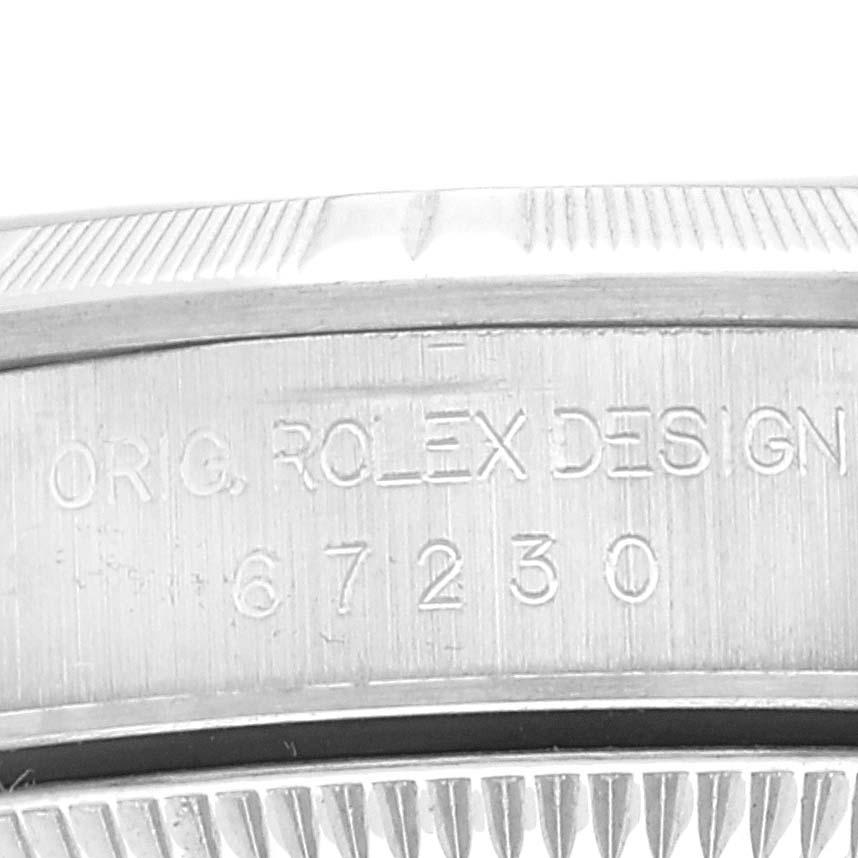 Rolex Montre Oyster Perpetual Salmon Dial Bracelet pour femme 67230 Boîte et papiers d'origine 2