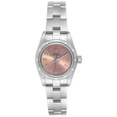 Rolex Oyster Perpetual Salmon Dial Oyster Bracelet Ladies Watch 67230