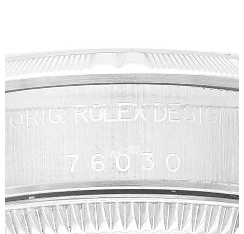 Rolex Oyster Perpetual Salmon Dial Steel Ladies Watch 76030 2
