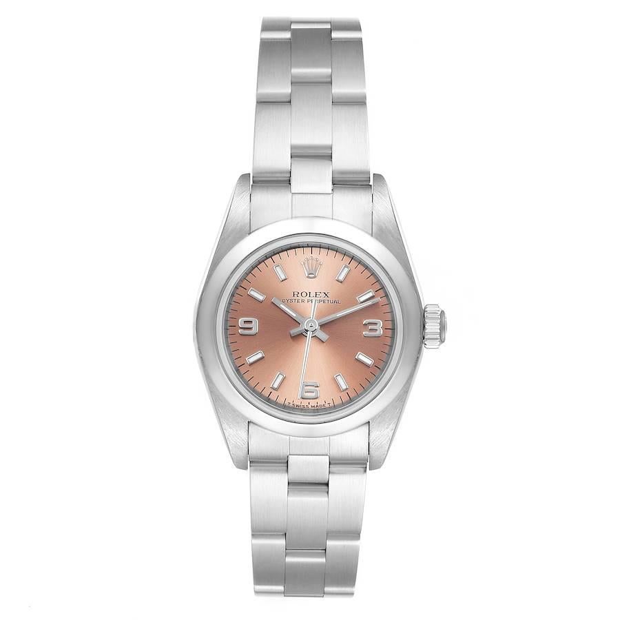 Rolex Oyster Perpetual Salmon Dial 