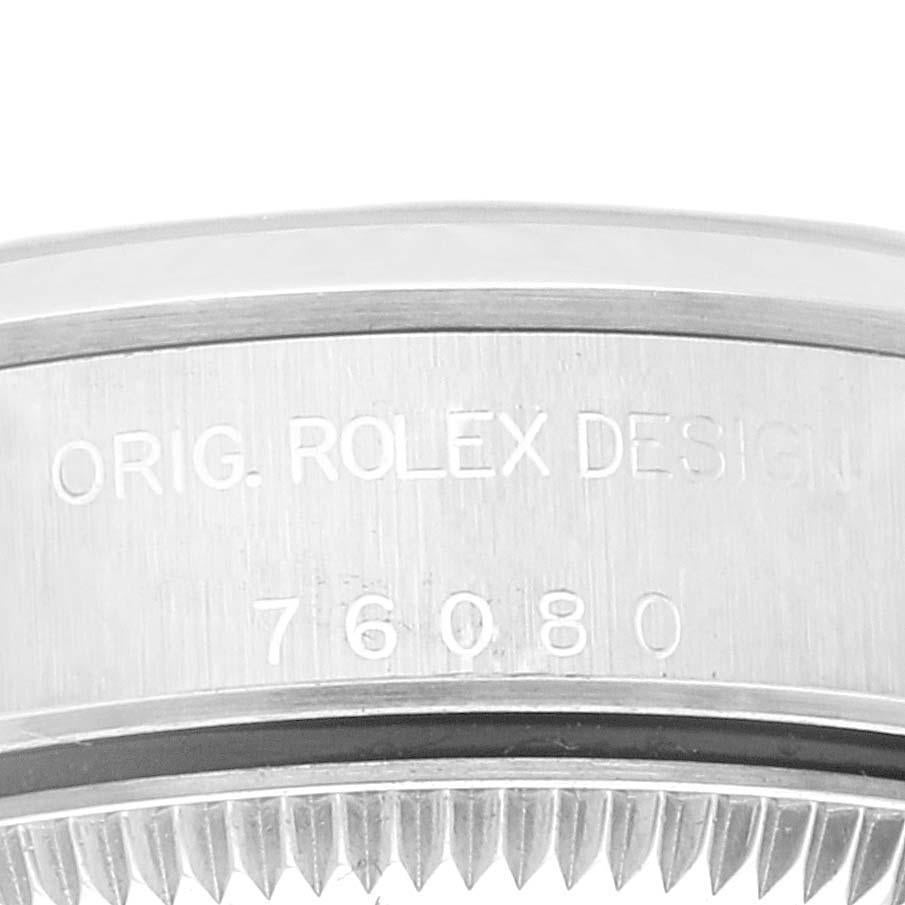 Rolex Oyster Perpetual Salmon Dial Steel Ladies Watch 76080 2