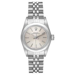 Rolex Oyster Perpetual Silver Dial Steel Ladies Watch 67180