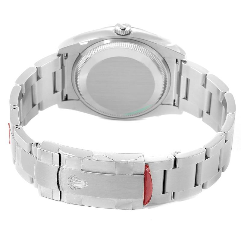 Rolex Oyster Perpetual Silver Dial Steel Men's Watch 114200 Unworn 4