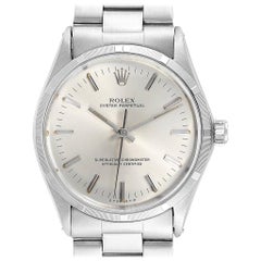 Rolex Oyster Perpetual Silver Dial Vintage Steel Men's Watch 1003
