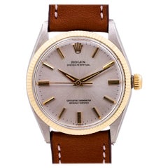 Vintage Rolex Oyster Perpetual Stainless Steel & 14K Yellow Gold ref 1005 circa 1966