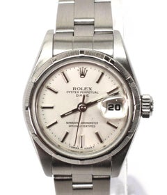 Rolex Oyster Perpetual Stainless Steel 26mm Just Date Women's Wrist Watch