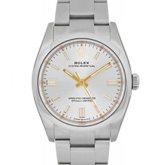 Rolex Oyster Perpetual Steel 36mm Dominos Limited Edition Watch 126000