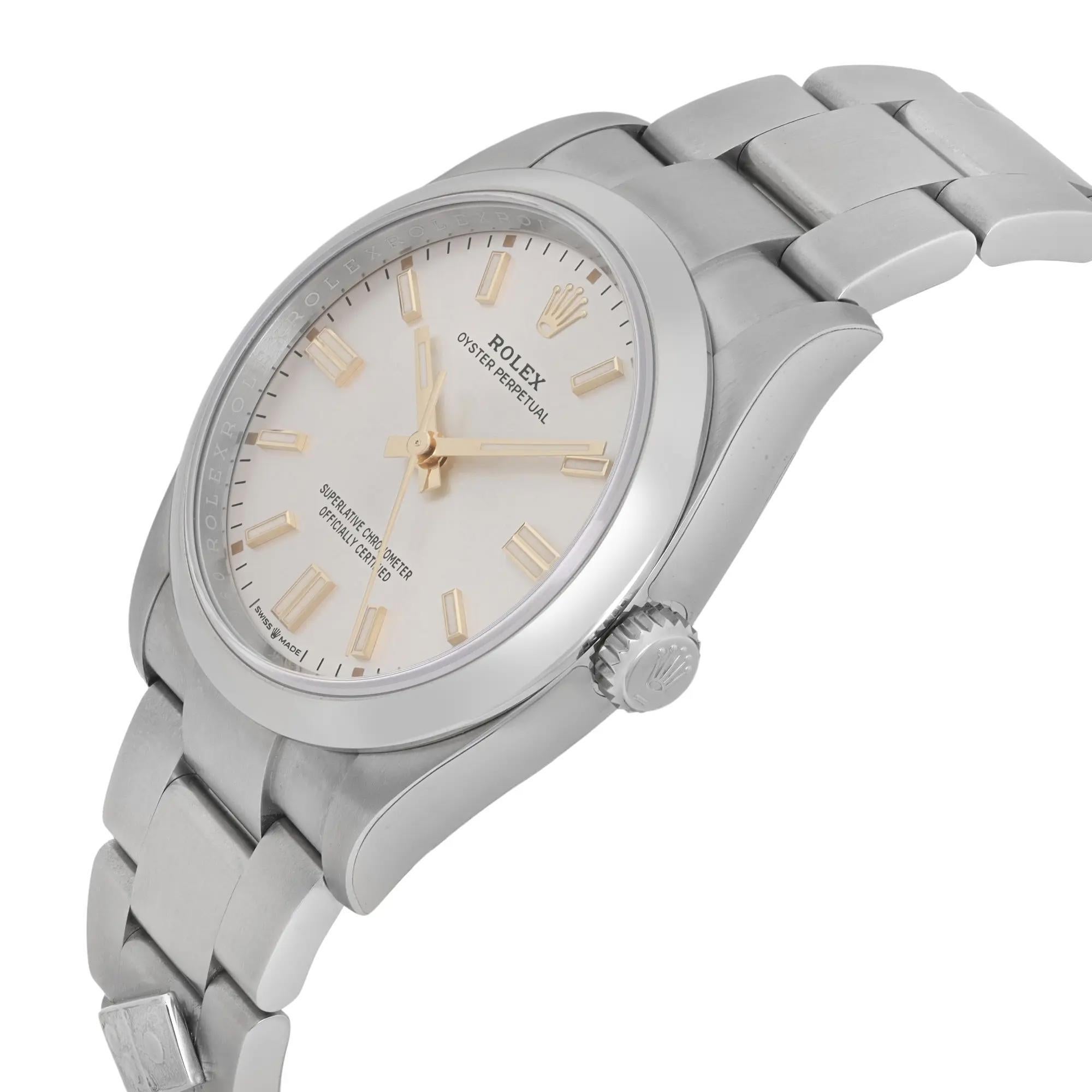 Reloj Rolex Oyster Perpetual Acero 36mm Dominos Edición Limitada 126000 en Nuevo estado para la venta en New York, NY