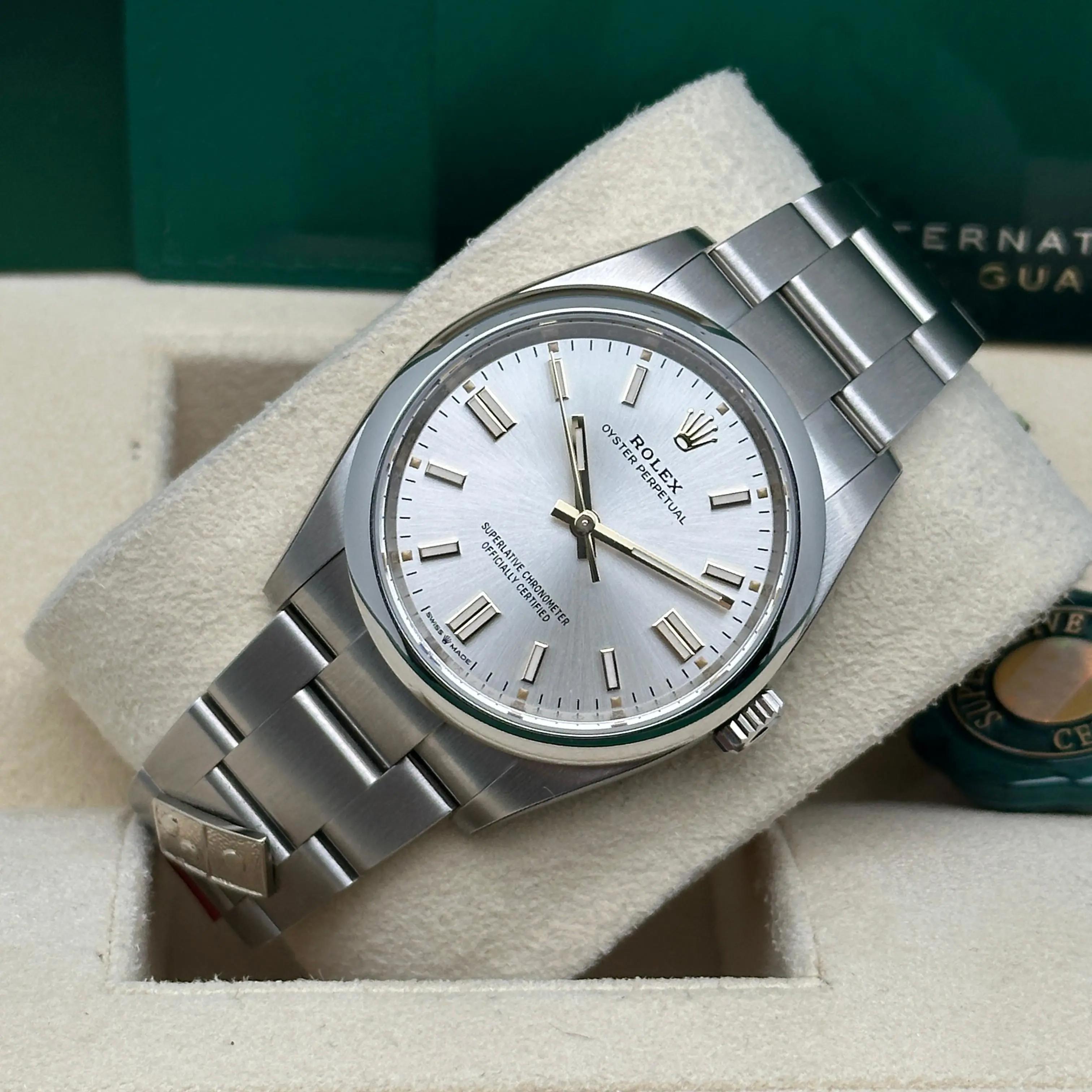 Reloj Rolex Oyster Perpetual Acero 36mm Dominos Edición Limitada 126000 en venta 4