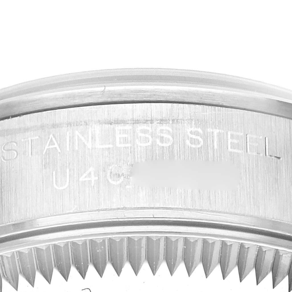 Rolex Oyster Perpetual Steel Black Dial Ladies Watch 67180 2