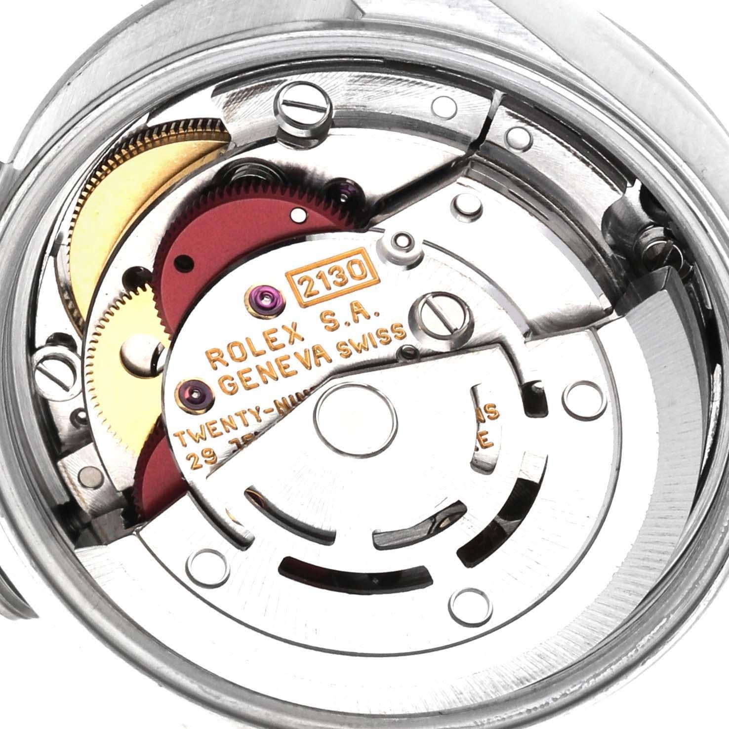 Rolex Oyster Perpetual Steel Black Dial Ladies Watch 67180 4