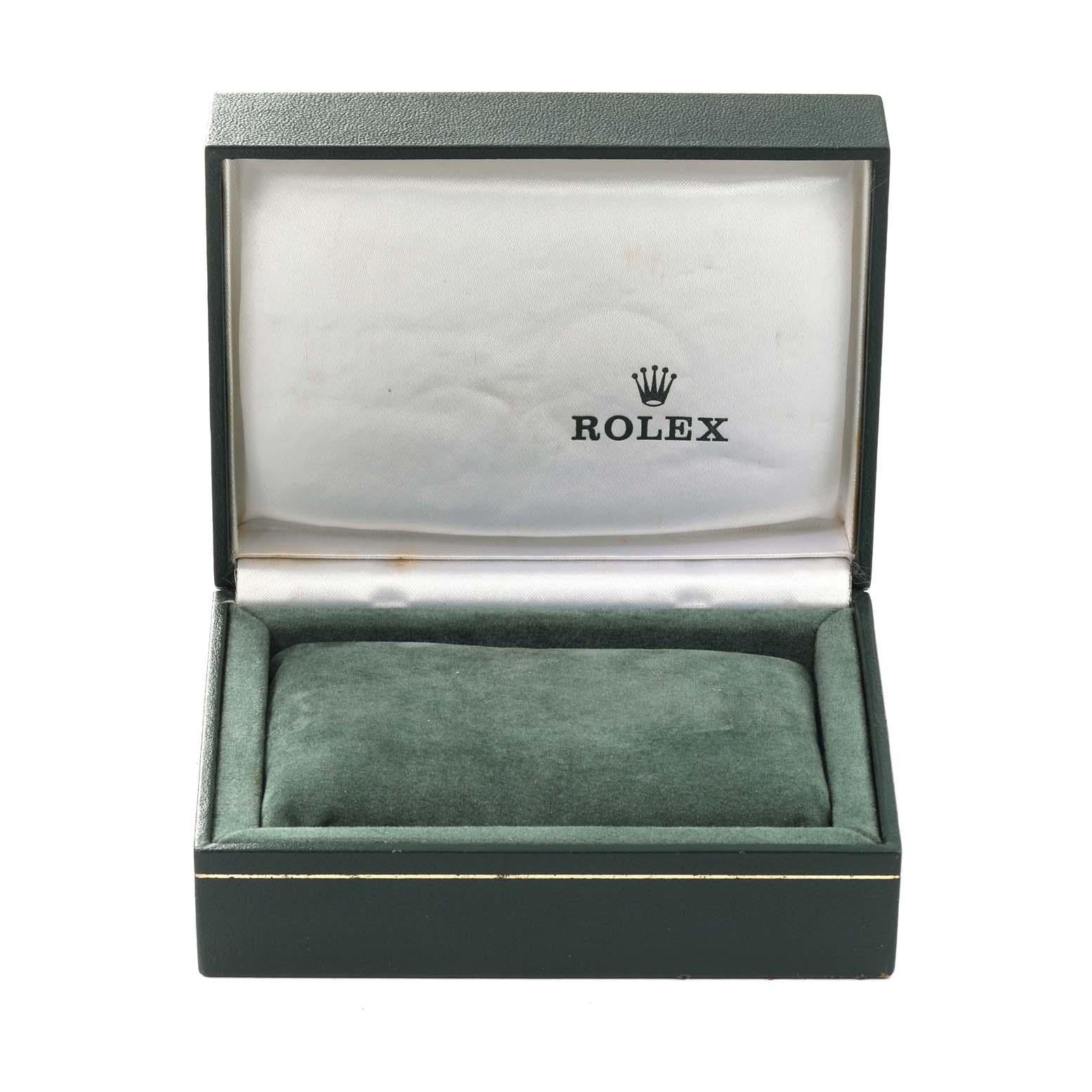 Rolex Oyster Perpetual Steel Black Dial Ladies Watch 67180 5