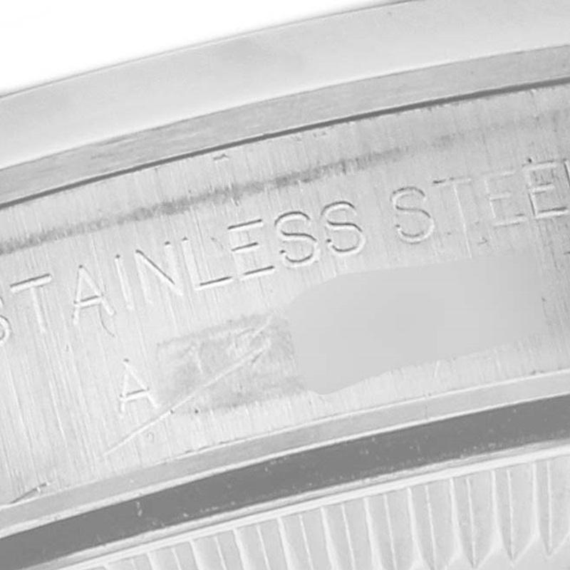 Rolex Oyster Perpetual Steel Black Dial Ladies Watch 67180 Papers 3