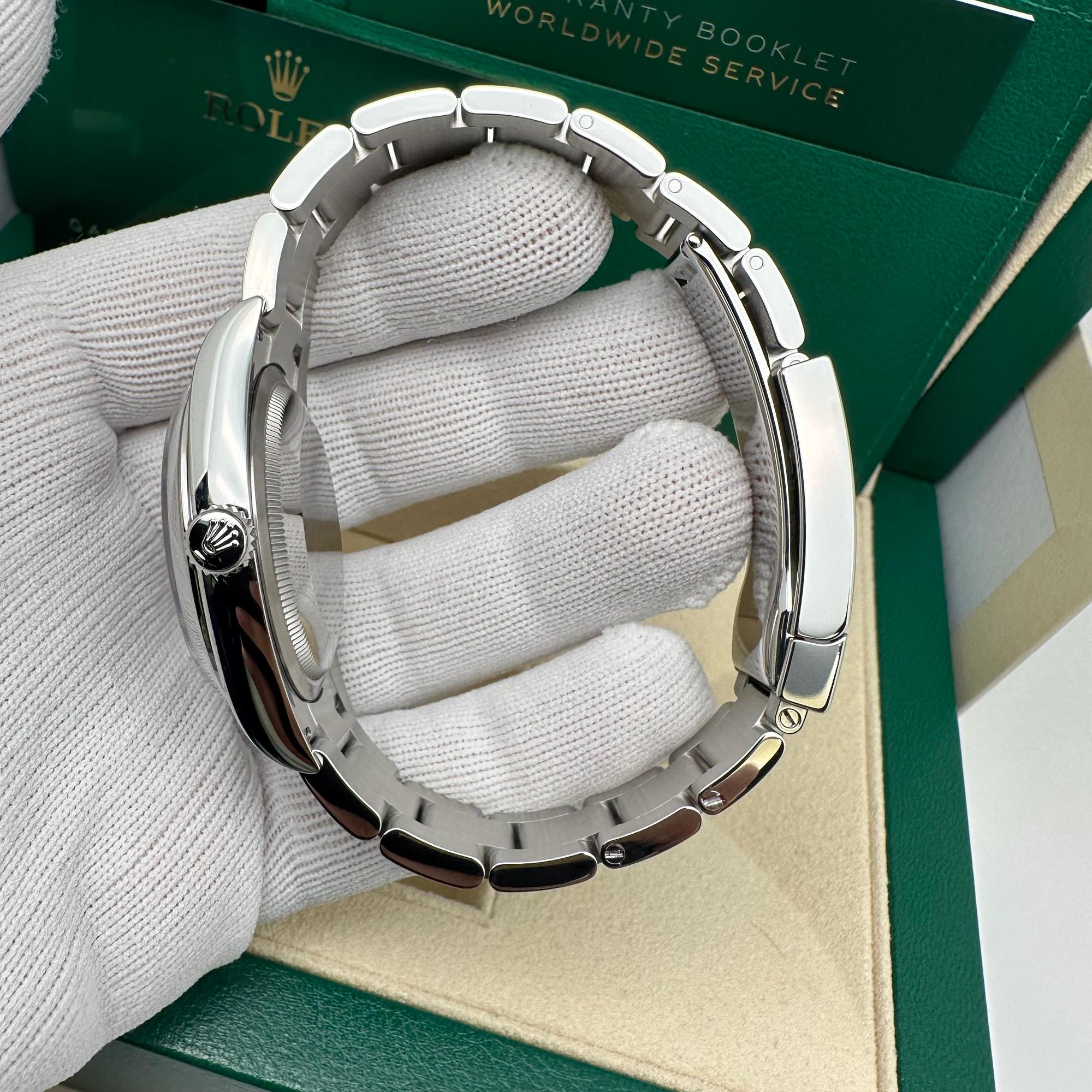 New 2025 Rolex Oyster Perpetual Steel Black Index Dial Automatic Watch 126000 For Sale 1