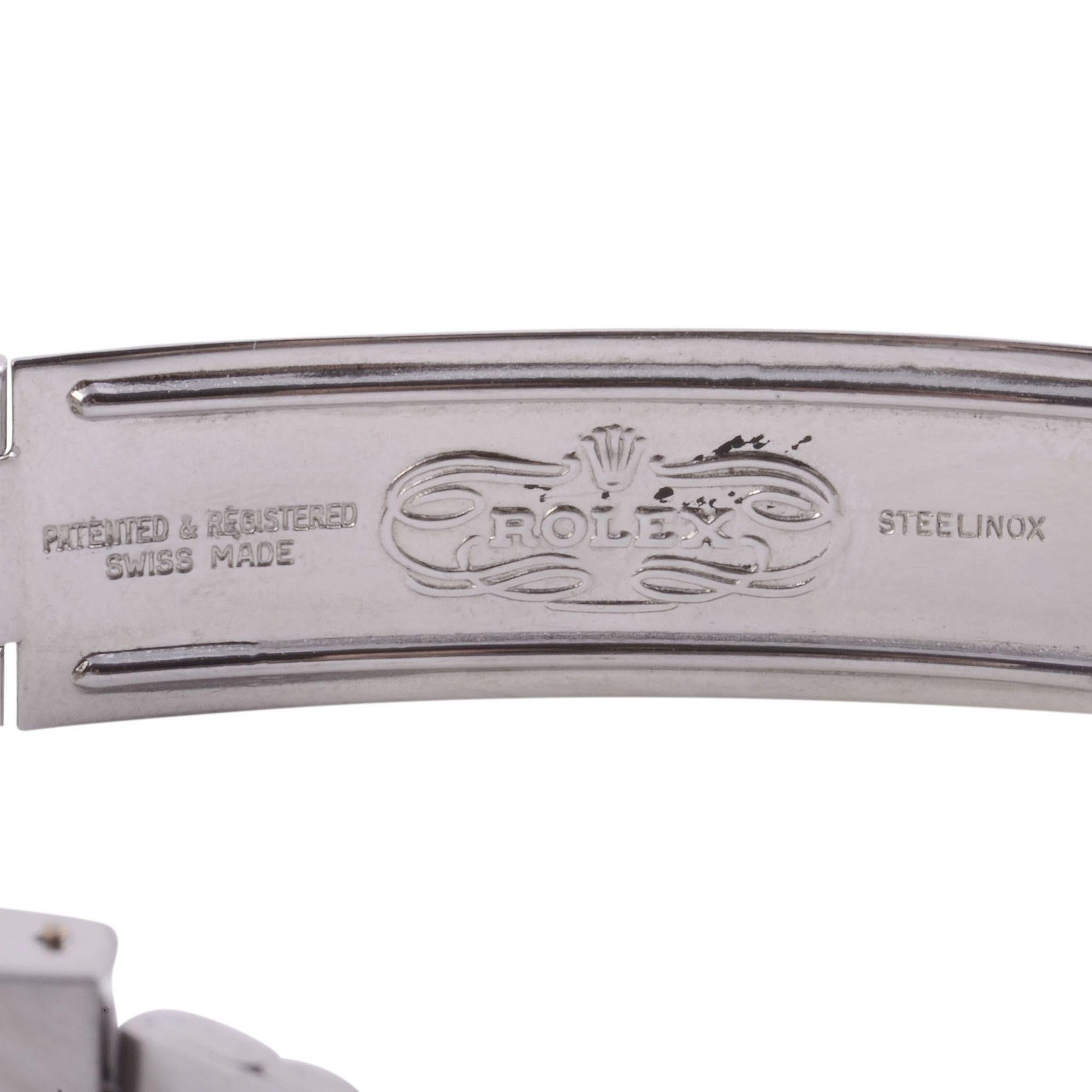 Rolex Oyster Perpetual Stahlarmband-Armbanduhr 1