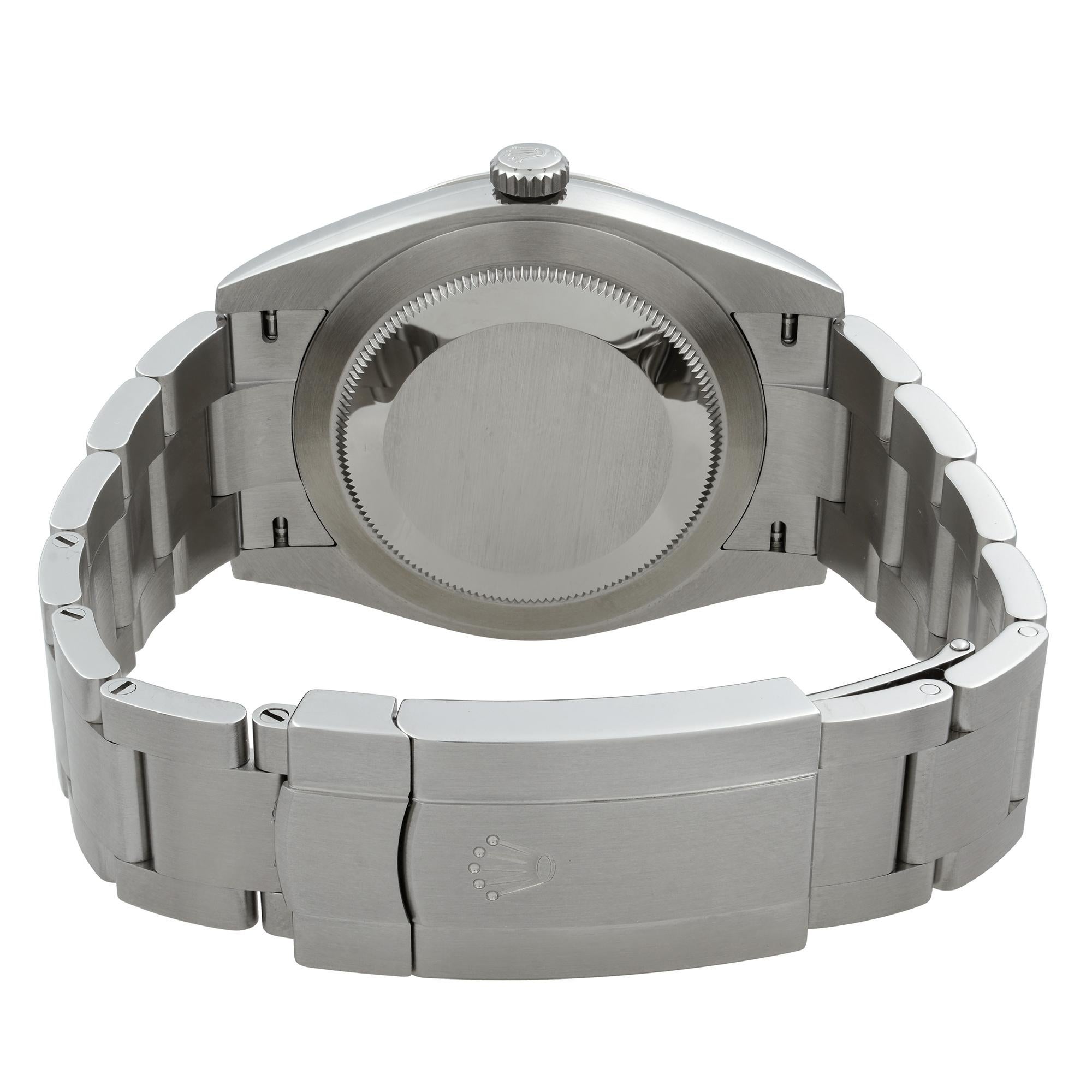Unworn Rolex Oyster Perpetual Steel Custom Blue Turquoise Dial Watch 124300 For Sale 1