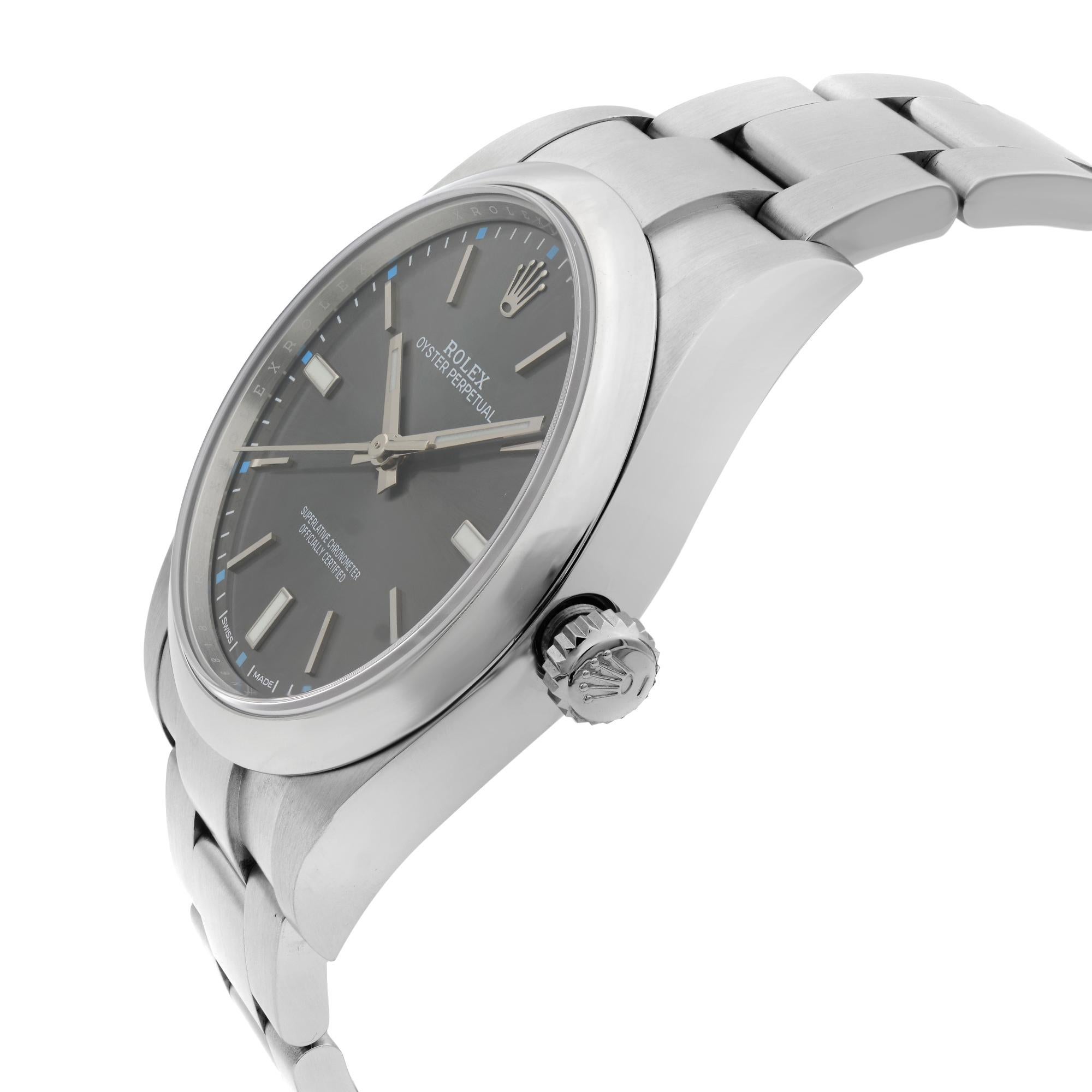 oyster perpetual dark rhodium