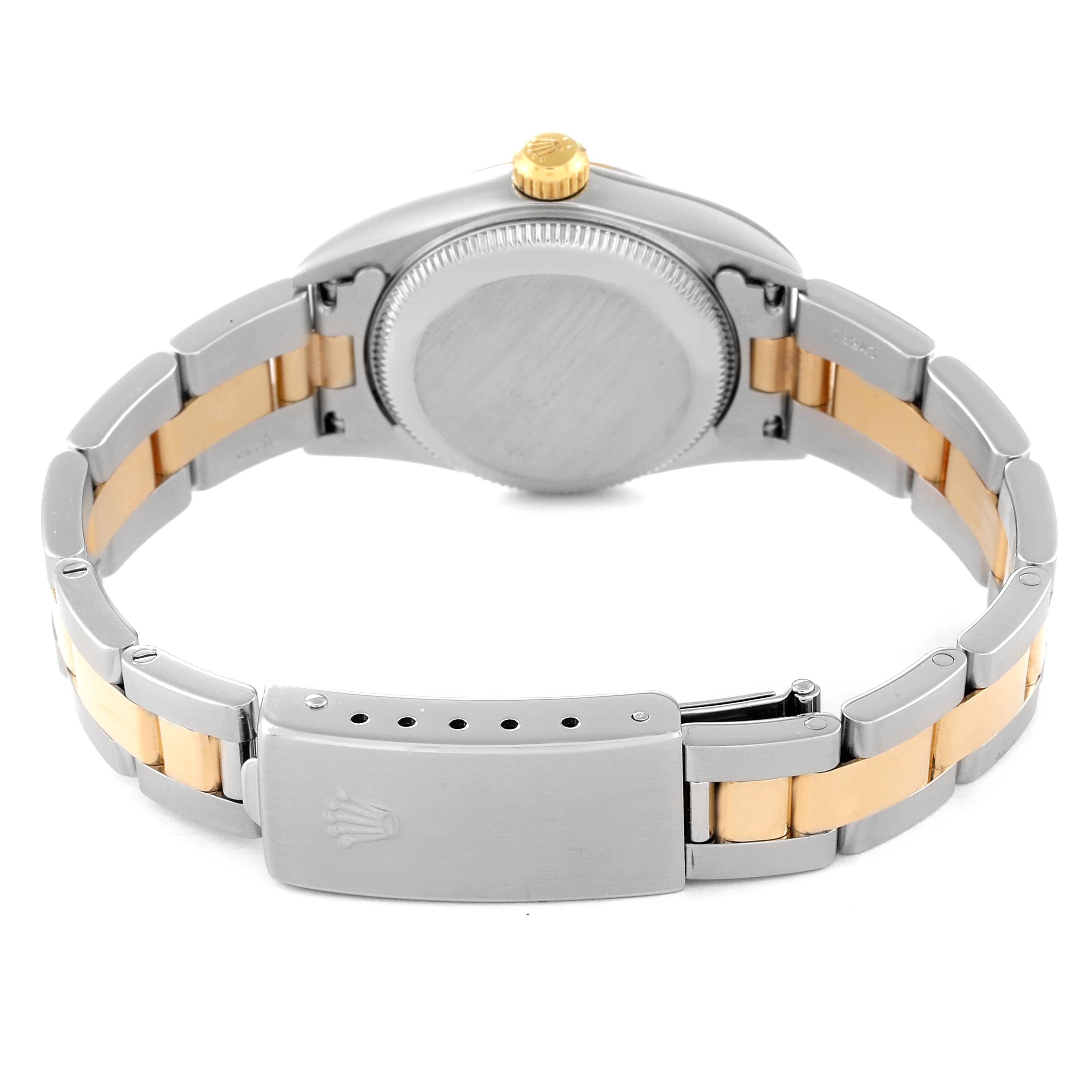 Rolex Oyster Perpetual Acero Oro Amarillo Diamante Reloj Señora 76193 2